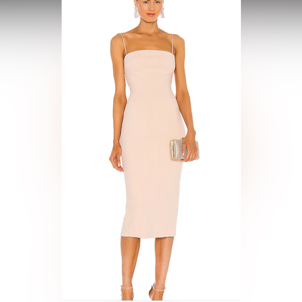 MISHA X REVOLVE Irisa Dress in Nude